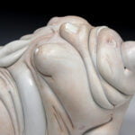 Jason Briggs "Blossom" (detail 1). Porcelain and mixed media sculptural ceramic art.