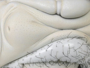Jason Briggs "Ventura" (detail 2). porcelain and mixed media sculpture ceramics.