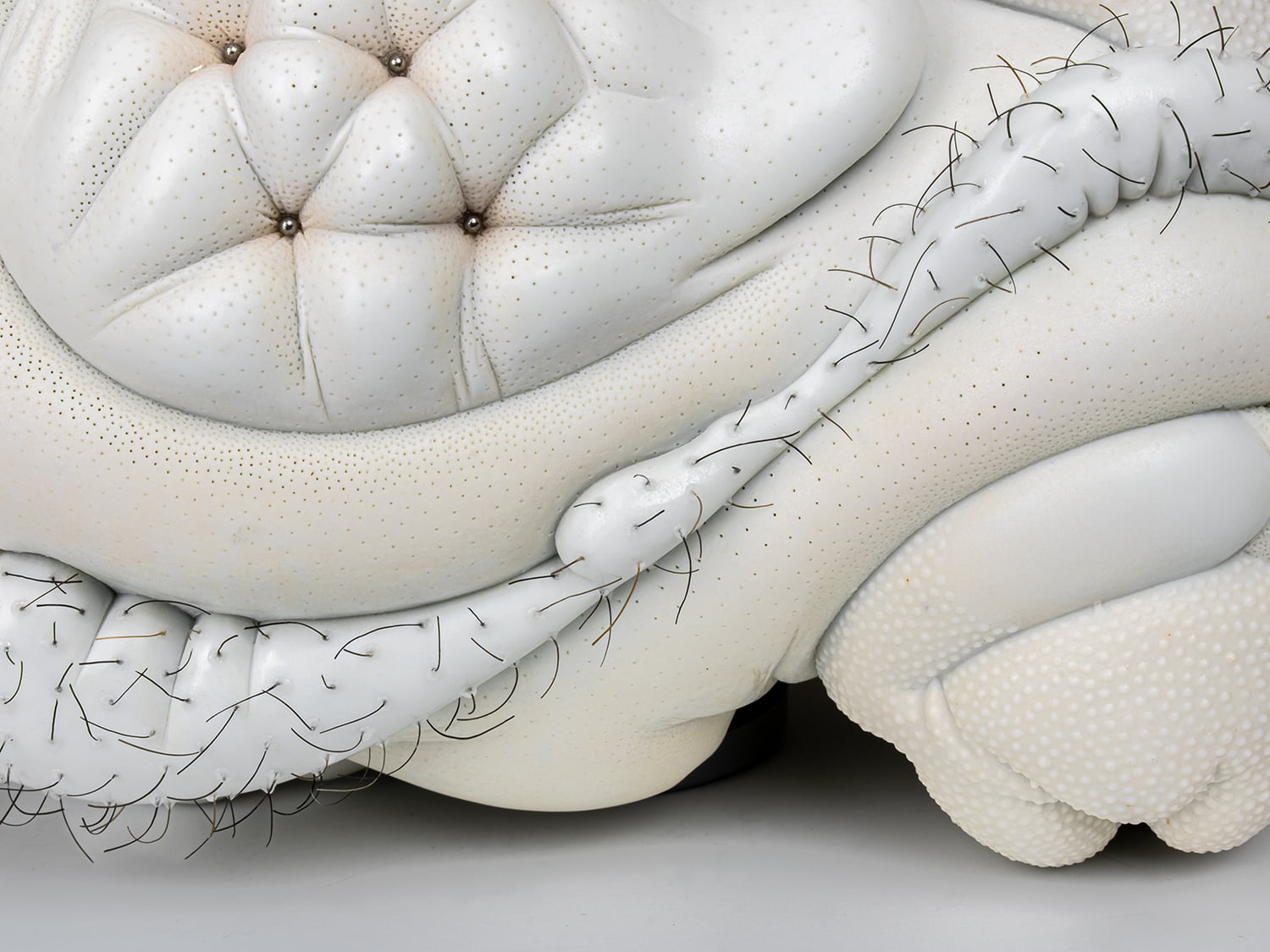Jason Briggs "Ventura" (detail 4). porcelain and mixed media sculpture ceramics.