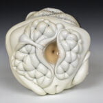 Jason Briggs "Royal" (detail 5). porcelain and mixed media sculpture ceramics.