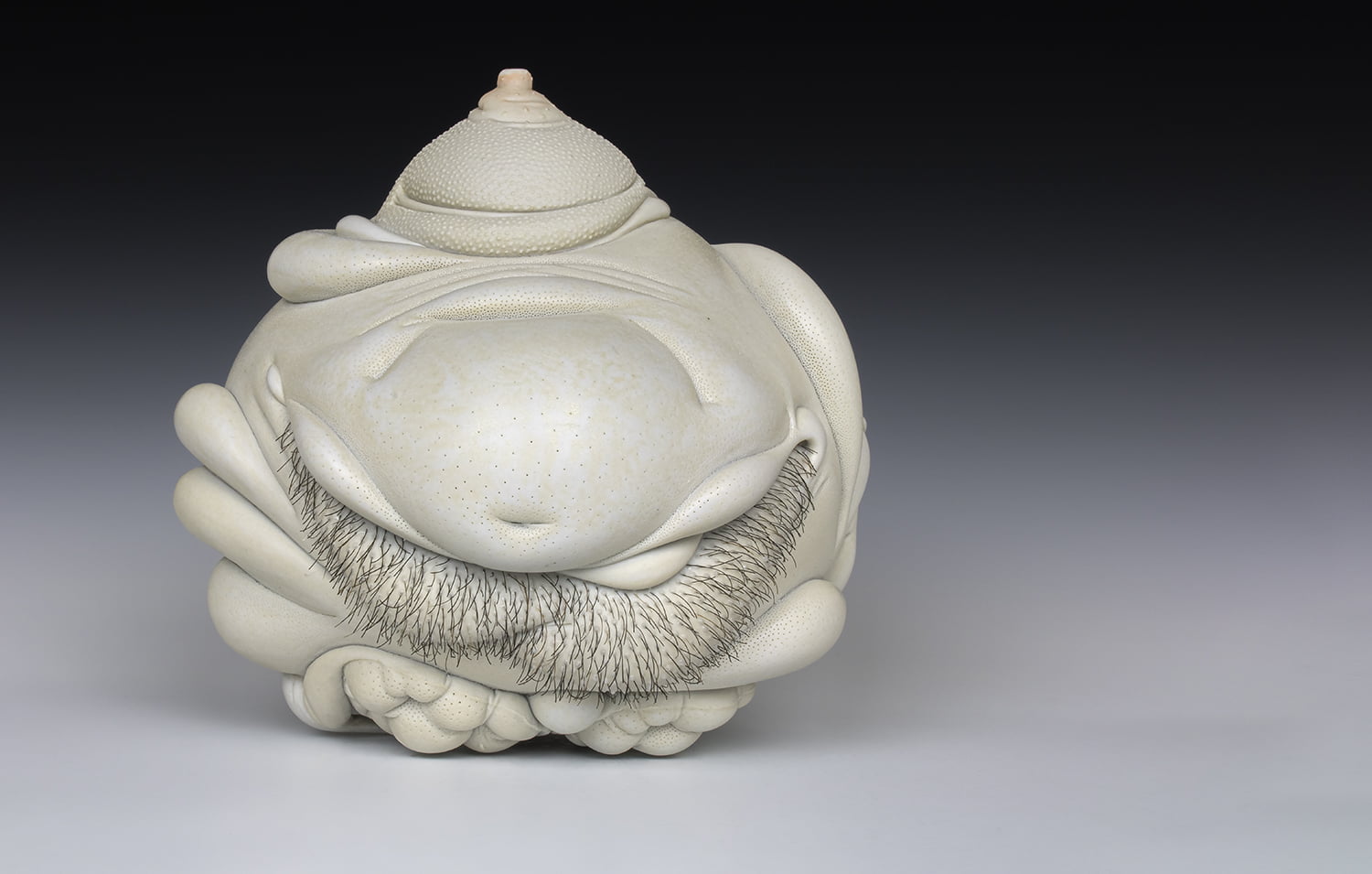 Jason Briggs "Royal". porcelain and mixed media sculpture ceramics.
