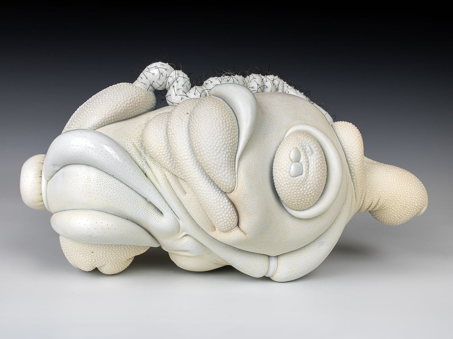 Jason Briggs "Ventura" (alternate view). porcelain and mixed media sculpture ceramics.