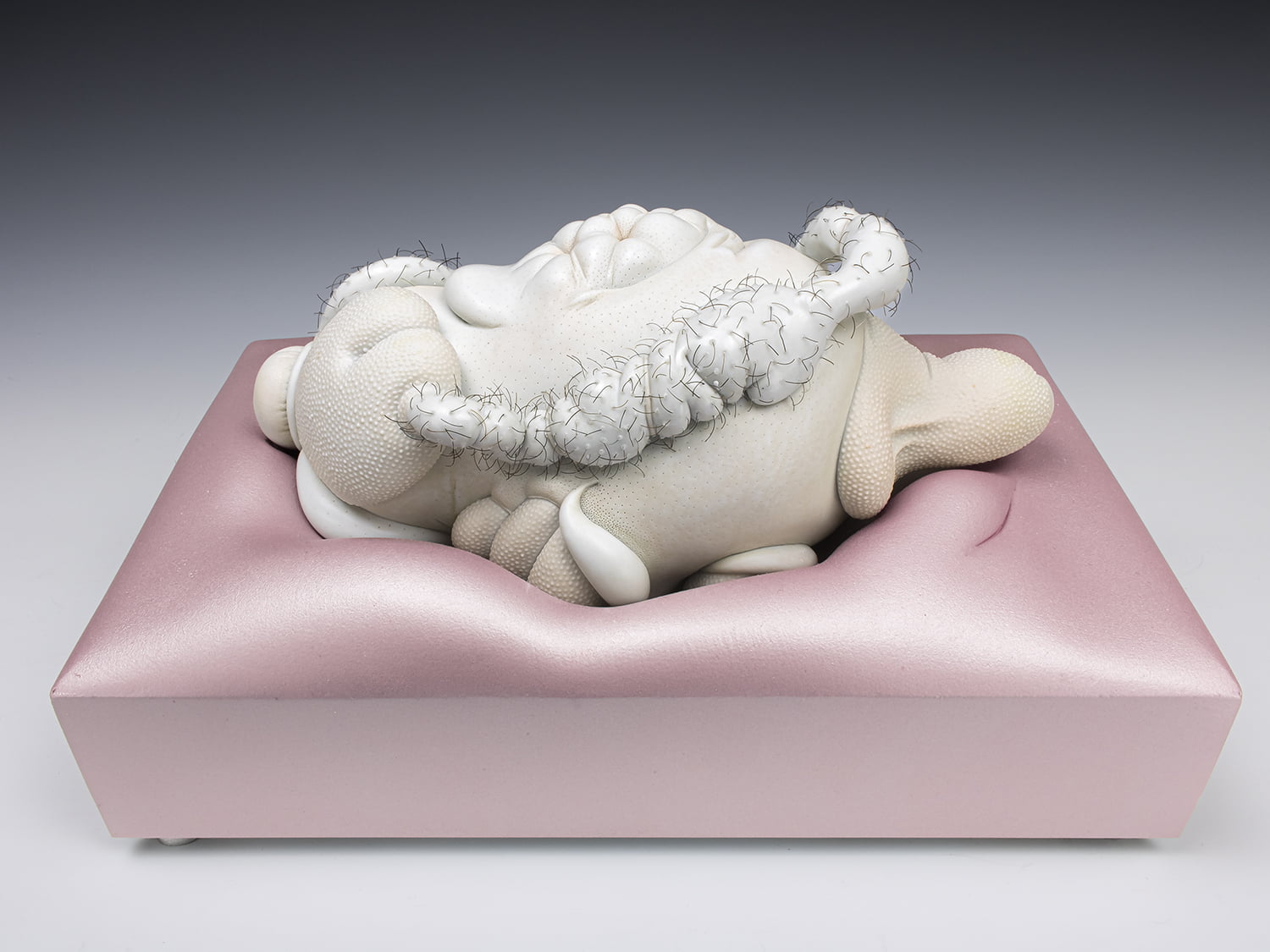 Jason Briggs "Ventura" (full view). porcelain and mixed media sculpture ceramics.