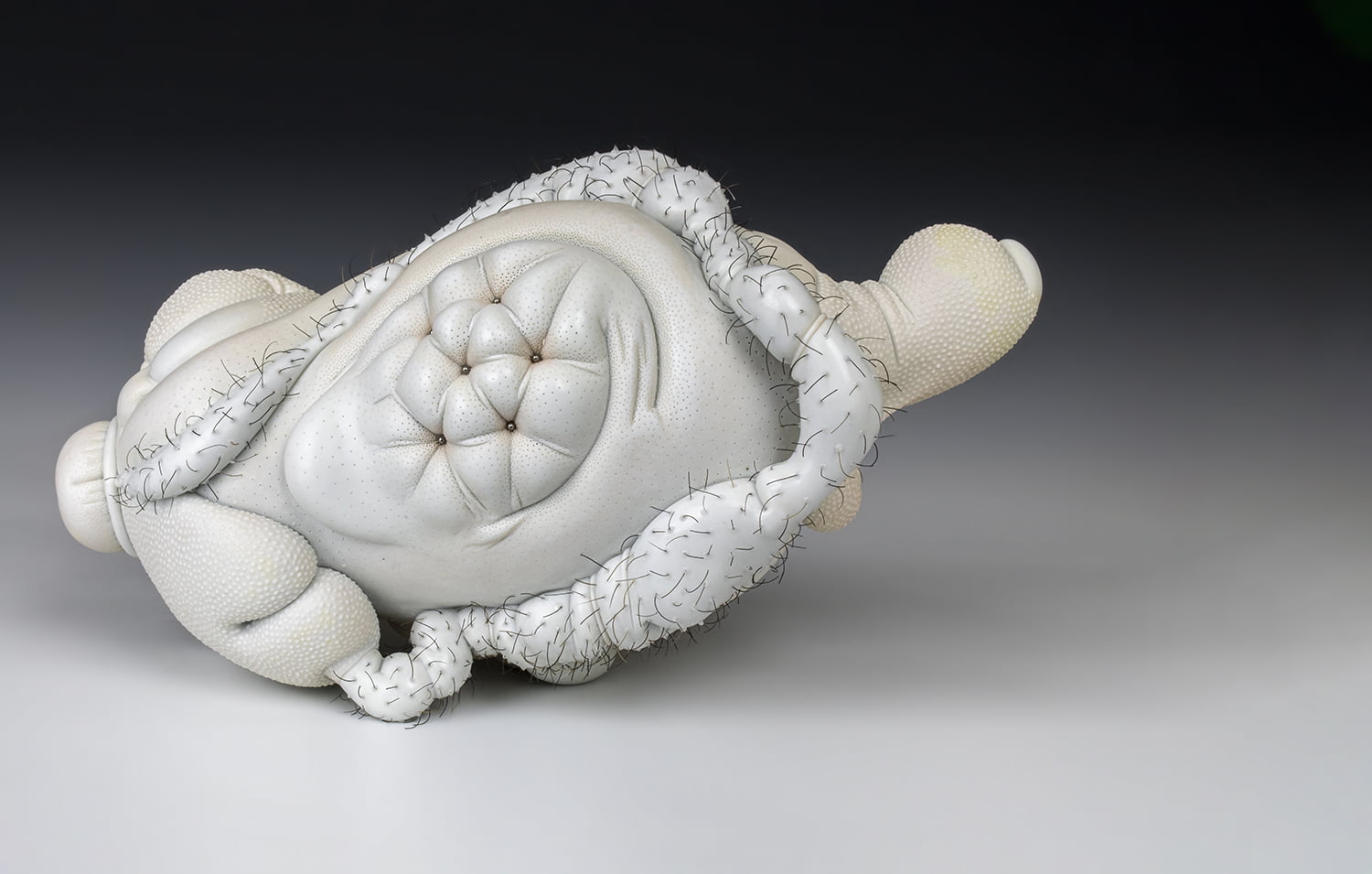 Jason Briggs "Ventura" (alternate view). porcelain and mixed media sculpture ceramics.